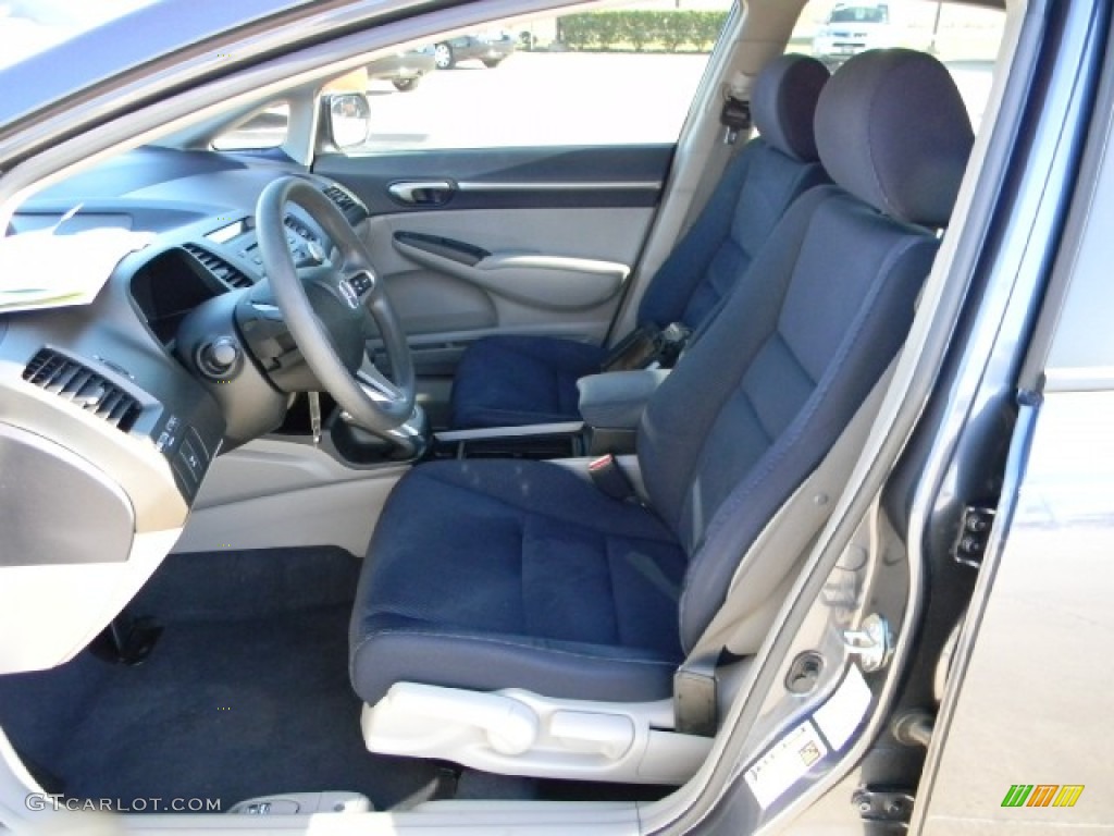 Blue Interior 2009 Honda Civic Hybrid Sedan Photo #60315854