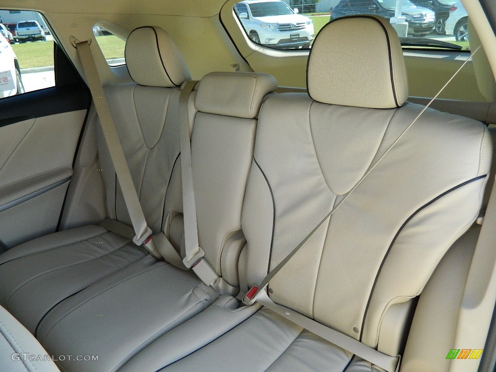 2012 Toyota Venza XLE Rear Seat Photos