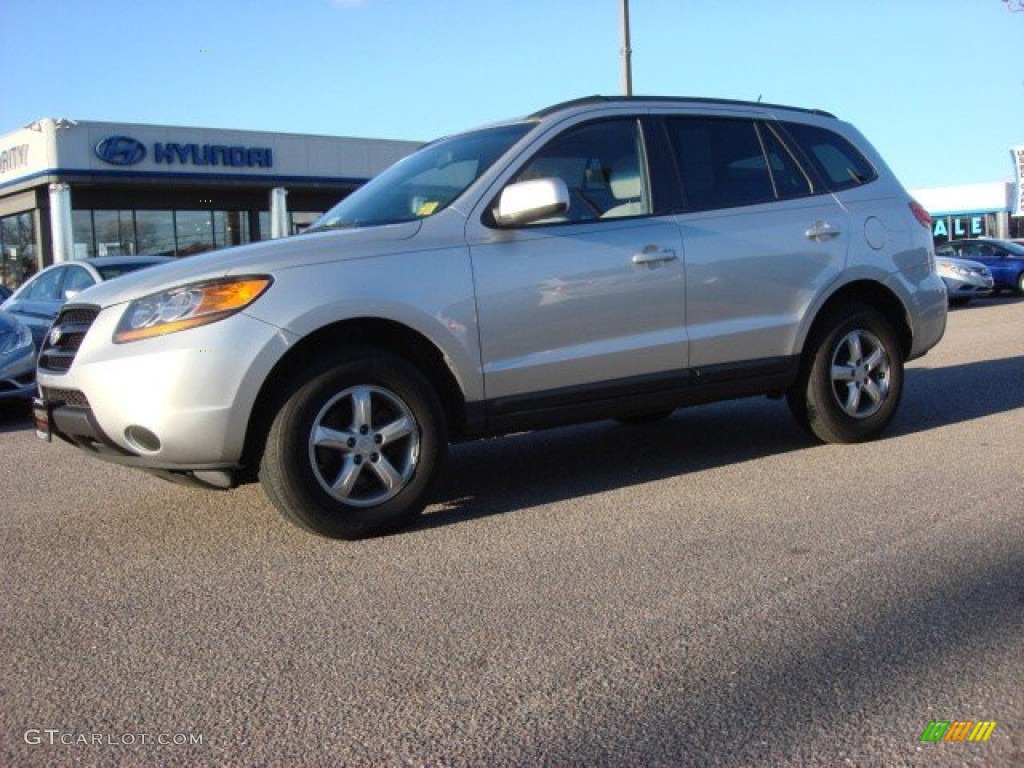 2008 Santa Fe GLS - Bright Silver / Gray photo #2