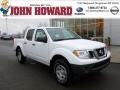 Avalanche White - Frontier S Crew Cab 4x4 Photo No. 1