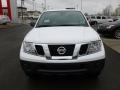 2012 Avalanche White Nissan Frontier S Crew Cab 4x4  photo #2