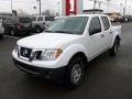 Avalanche White - Frontier S Crew Cab 4x4 Photo No. 3