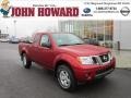 2012 Lava Red Nissan Frontier SV V6 King Cab 4x4  photo #1