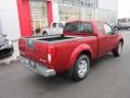 2012 Lava Red Nissan Frontier SV V6 King Cab 4x4  photo #7