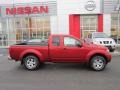 2012 Lava Red Nissan Frontier SV V6 King Cab 4x4  photo #8