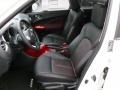 Black/Red Leather/Red Trim Front Seat Photo for 2012 Nissan Juke #60317837