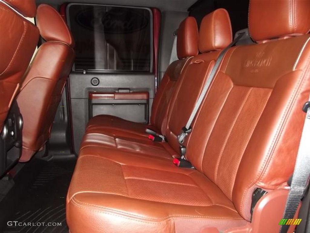 2011 Ford F250 Super Duty King Ranch Crew Cab 4x4 Rear Seat Photo #60318467