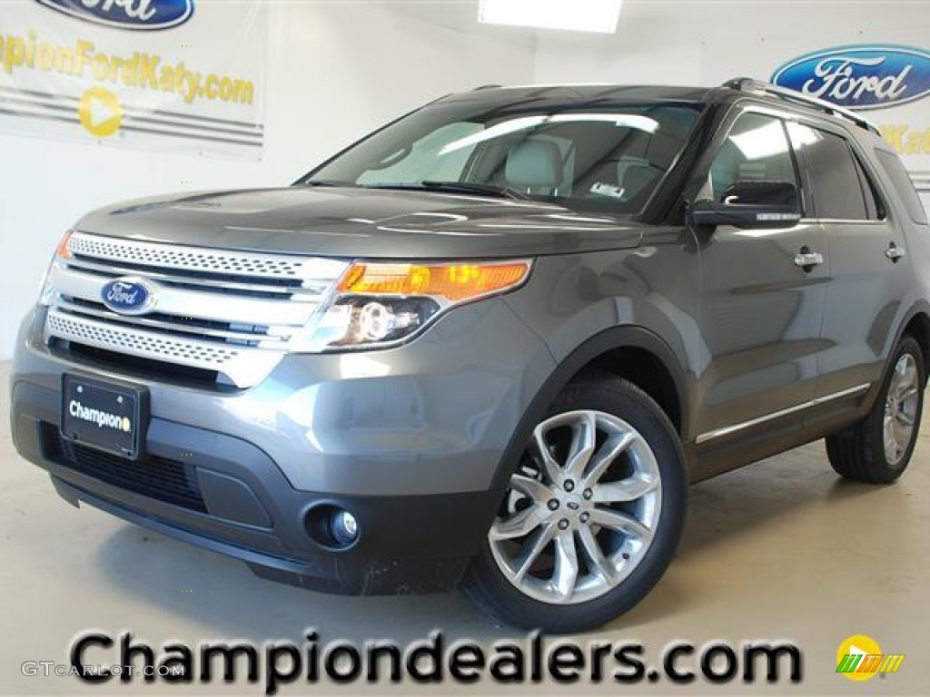 2012 Explorer XLT - Sterling Gray Metallic / Medium Light Stone photo #1