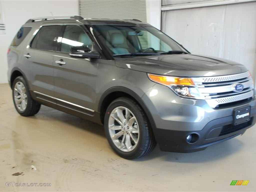 2012 Explorer XLT - Sterling Gray Metallic / Medium Light Stone photo #3