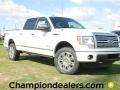 2012 White Platinum Metallic Tri-Coat Ford F150 Platinum SuperCrew 4x4  photo #1