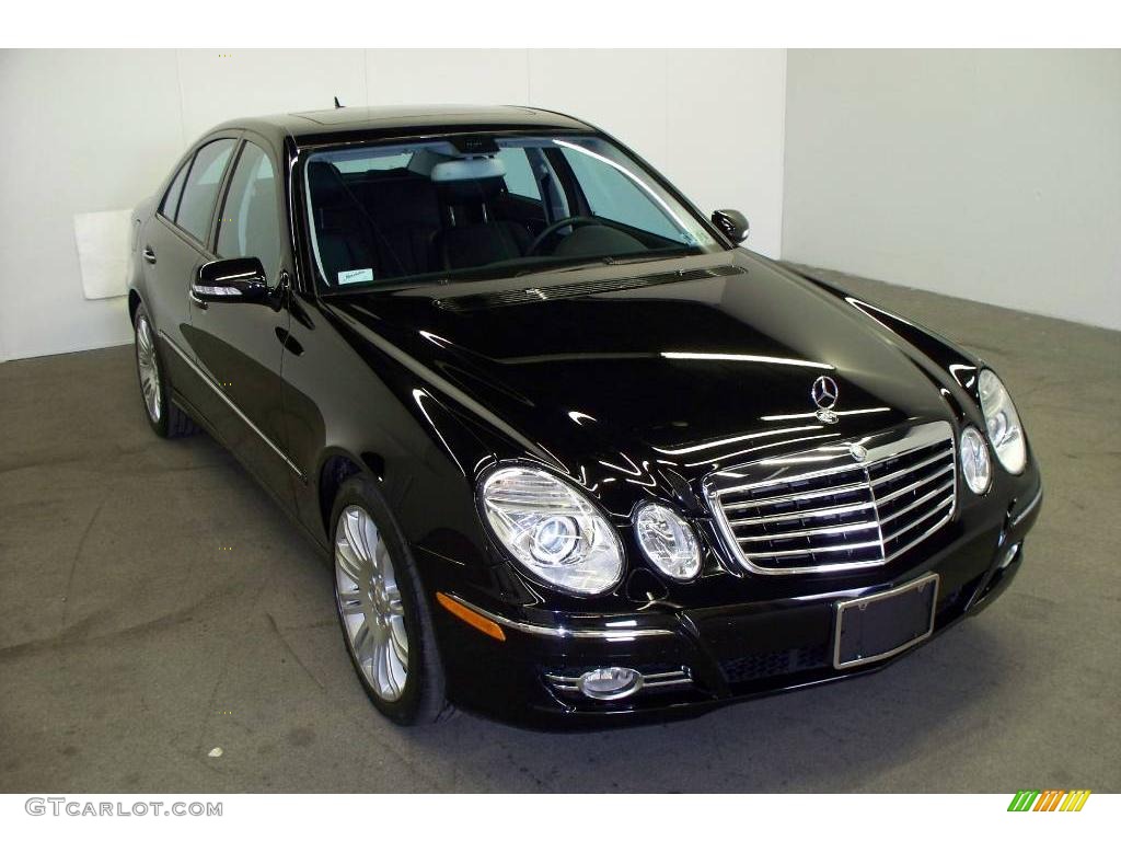 2007 E 350 4Matic Sedan - Black / Black photo #1