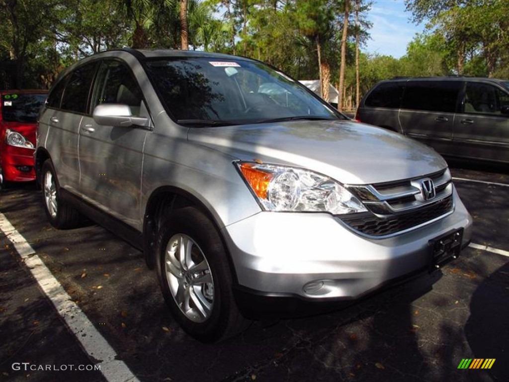 2011 CR-V EX-L - Alabaster Silver Metallic / Gray photo #1