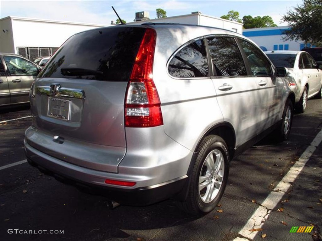 2011 CR-V EX-L - Alabaster Silver Metallic / Gray photo #2