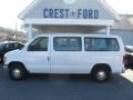 Oxford White 2002 Ford E Series Van E150 XL Passenger