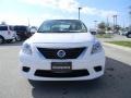 2012 Fresh Powder White Nissan Versa 1.6 SV Sedan  photo #2