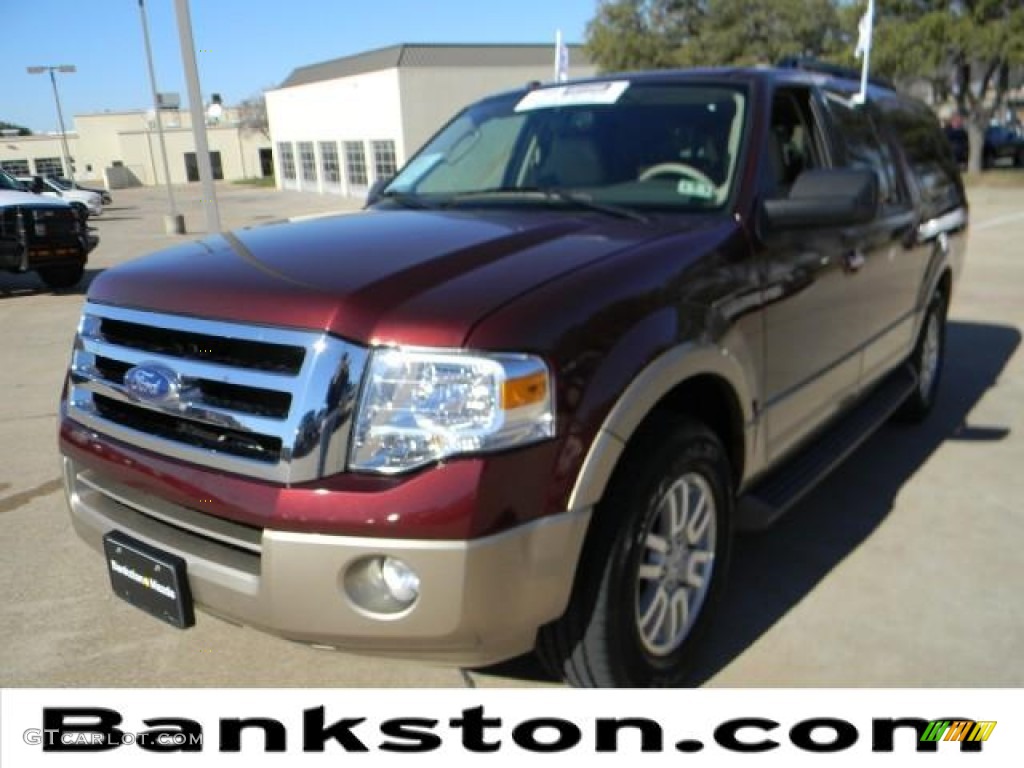 2011 Expedition EL XLT - Royal Red Metallic / Stone photo #1