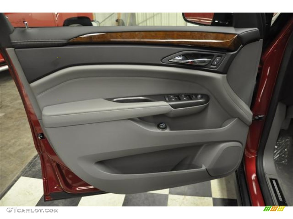 2012 Cadillac SRX Premium AWD Titanium/Ebony Door Panel Photo #60323696