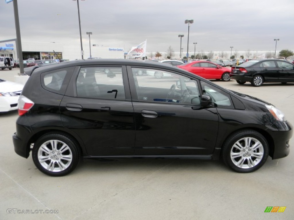 Crystal Black Pearl 2010 Honda Fit Sport Exterior Photo #60324581