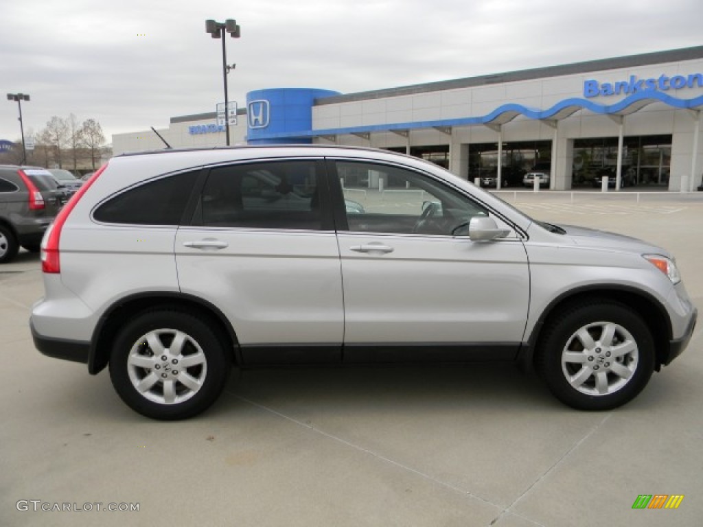 2009 CR-V EX-L - Alabaster Silver Metallic / Gray photo #3