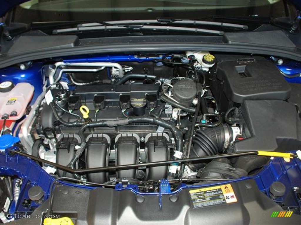2012 Focus SE Sport Sedan - Sonic Blue Metallic / Two-Tone Sport photo #18