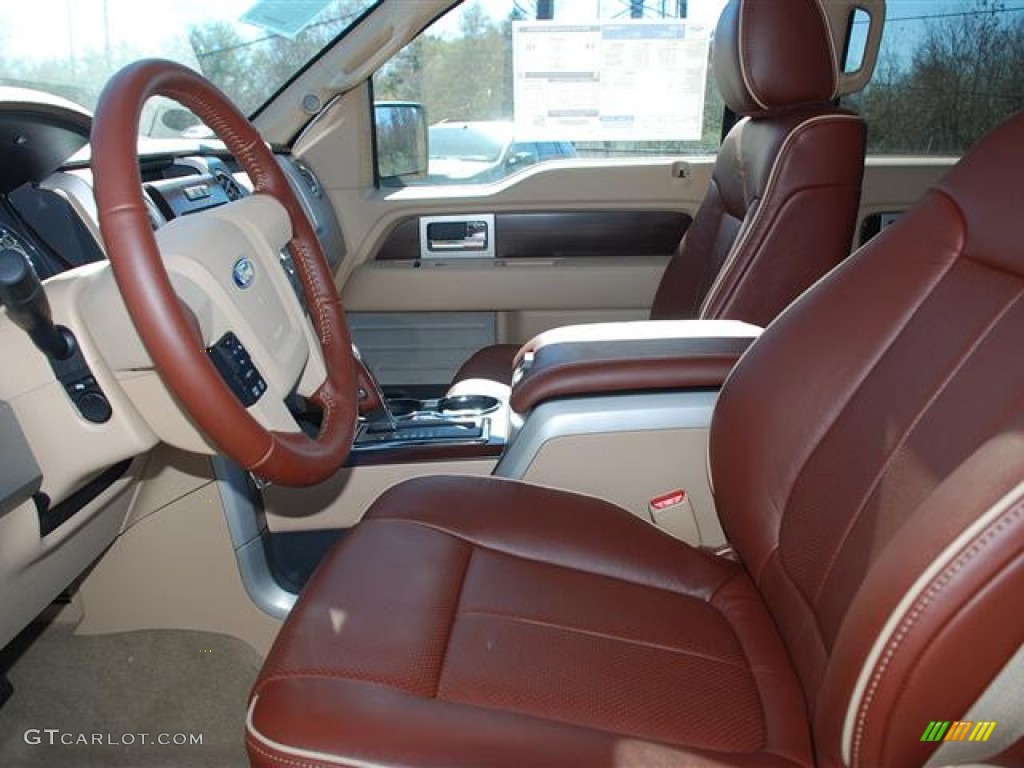 King Ranch Chaparral Leather Interior 2012 Ford F150 King Ranch SuperCrew 4x4 Photo #60324881