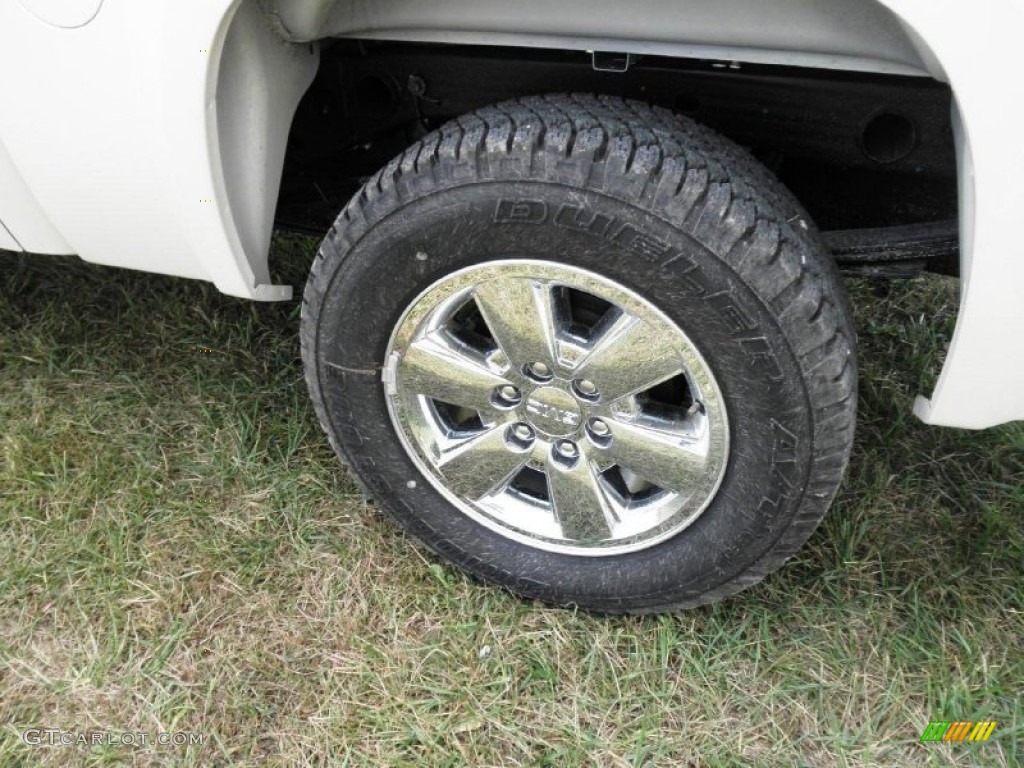 2012 Sierra 1500 SLE Crew Cab 4x4 - White Diamond Tricoat / Ebony photo #14