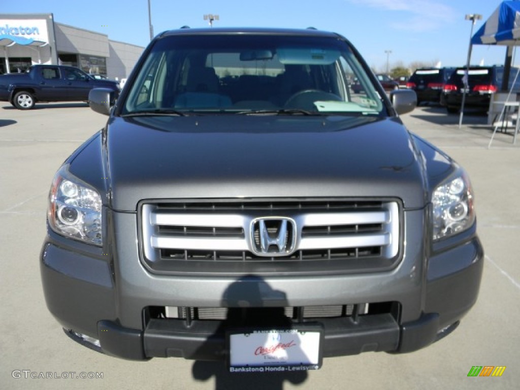2007 Pilot EX - Nimbus Gray Metallic / Gray photo #2