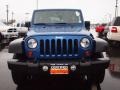 2010 Deep Water Blue Pearl Jeep Wrangler Unlimited Sport 4x4  photo #8
