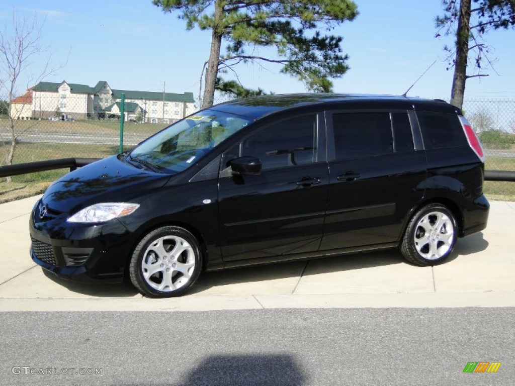 2008 MAZDA5 Sport - Brilliant Black / Black photo #9