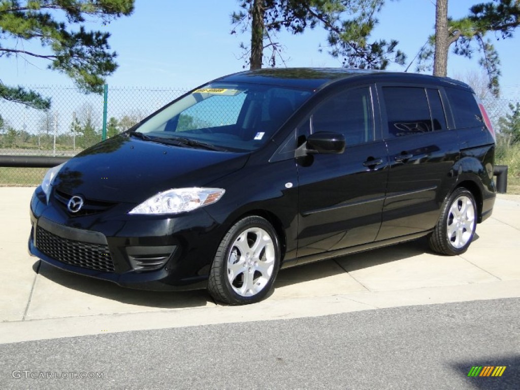 2008 MAZDA5 Sport - Brilliant Black / Black photo #10