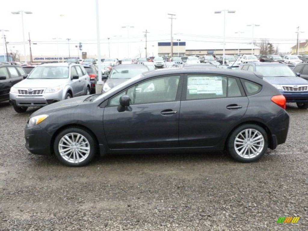 Dark Gray Metallic 2012 Subaru Impreza 2.0i Premium 5 Door Exterior Photo #60325664