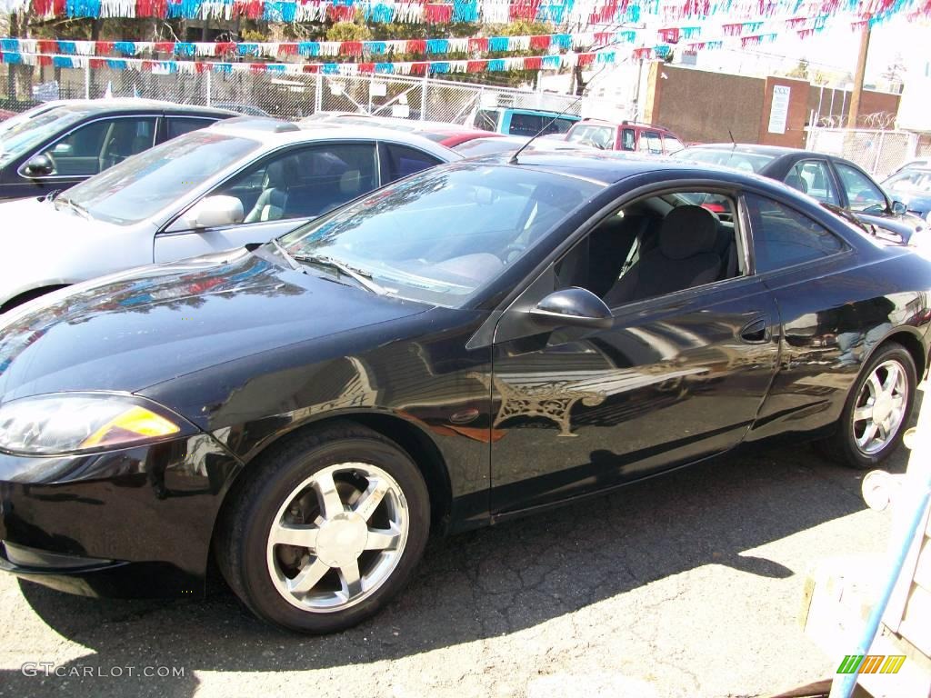 1999 Cougar V6 - Black / Midnight Black photo #2