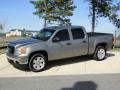 2008 Steel Gray Metallic GMC Sierra 1500 SLE Crew Cab  photo #9