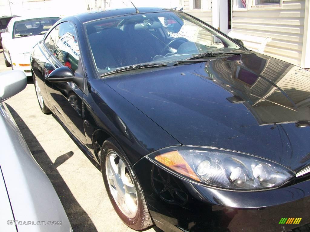 1999 Cougar V6 - Black / Midnight Black photo #3