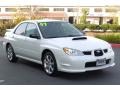 2007 Satin White Pearl Subaru Impreza WRX Sedan  photo #1