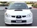 2007 Satin White Pearl Subaru Impreza WRX Sedan  photo #2