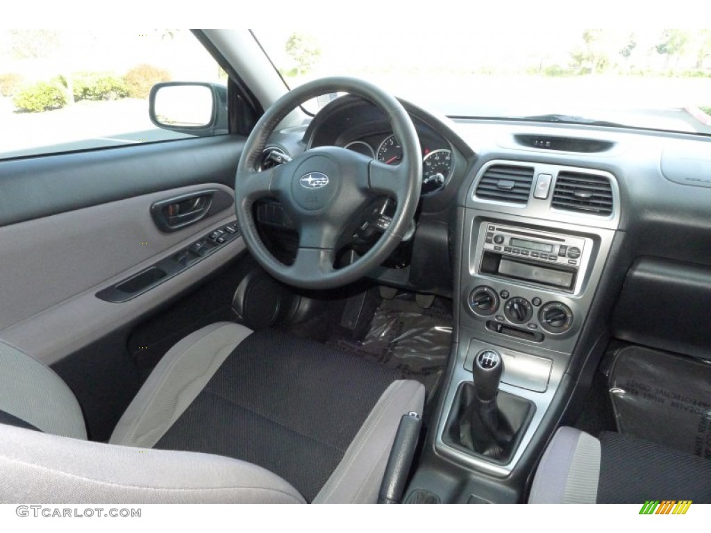 2007 Subaru Impreza WRX Sedan Anthracite Black Dashboard Photo #60326558