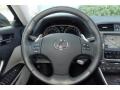 Light Gray 2009 Lexus IS 350 Steering Wheel