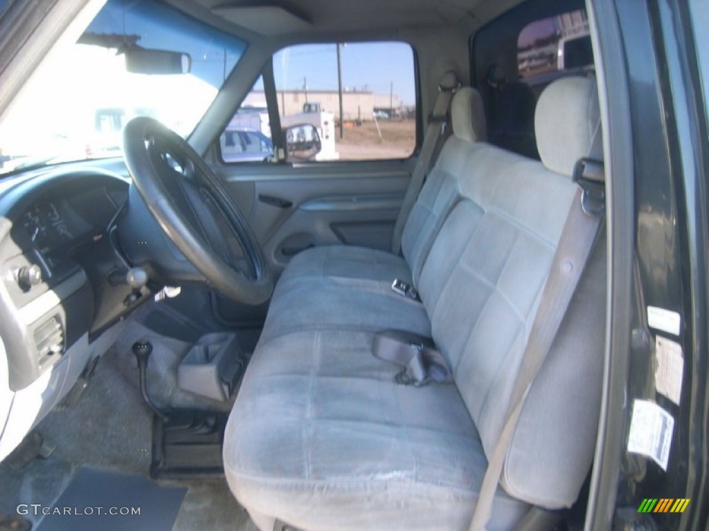 Grey Interior 1994 Ford F150 XLT Regular Cab 4x4 Photo #60326914