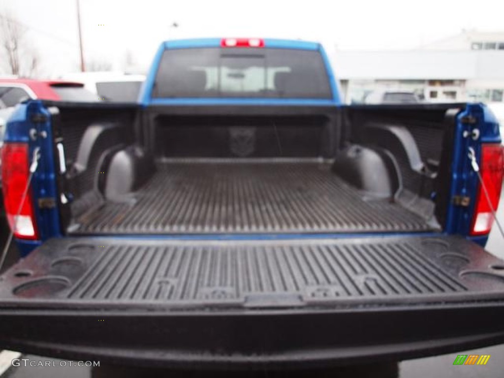 2009 Ram 1500 ST Quad Cab 4x4 - Deep Water Blue Pearl / Dark Slate/Medium Graystone photo #5