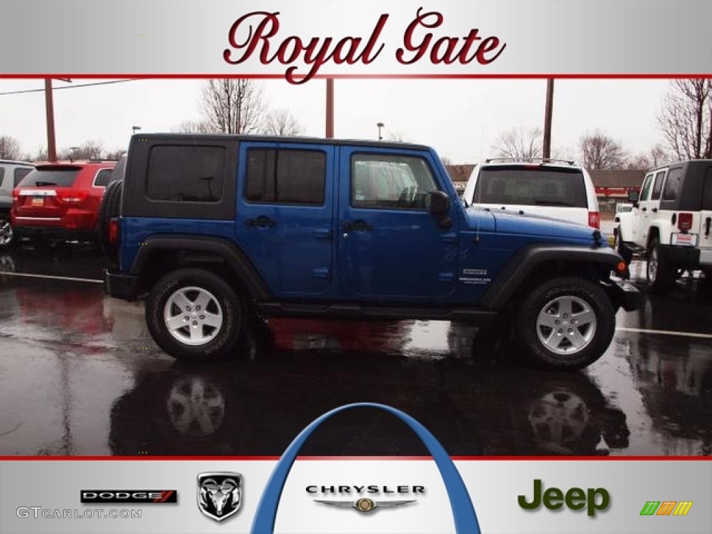 Deep Water Blue Pearl Jeep Wrangler Unlimited