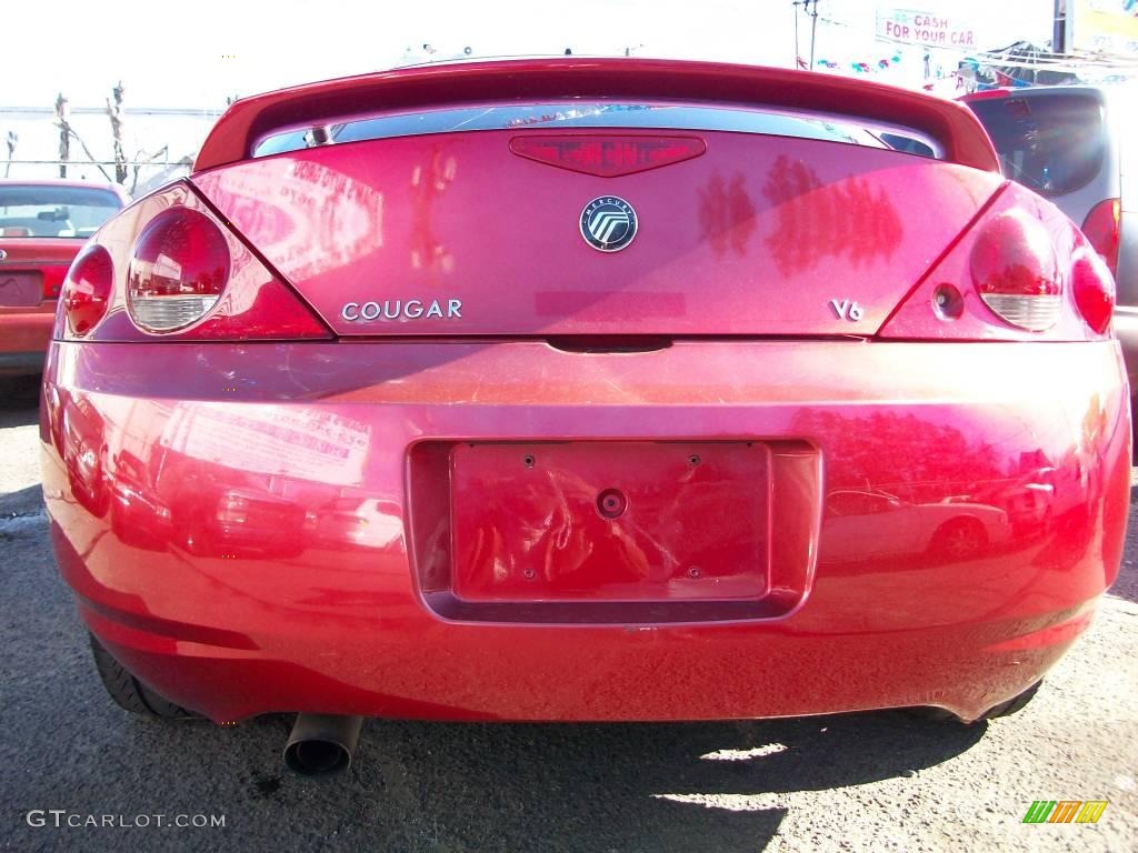 2000 Cougar V6 - Rio Red / Medium Parchment photo #3
