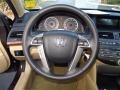 Ivory 2011 Honda Accord EX-L V6 Sedan Steering Wheel