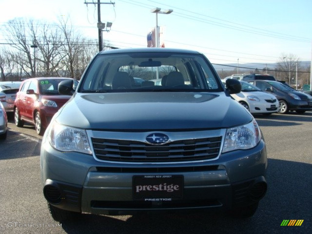 2010 Forester 2.5 X - Sage Green Metallic / Platinum photo #2