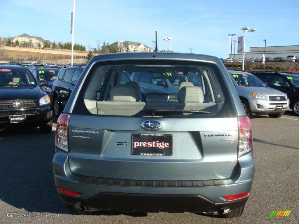 2010 Forester 2.5 X - Sage Green Metallic / Platinum photo #5