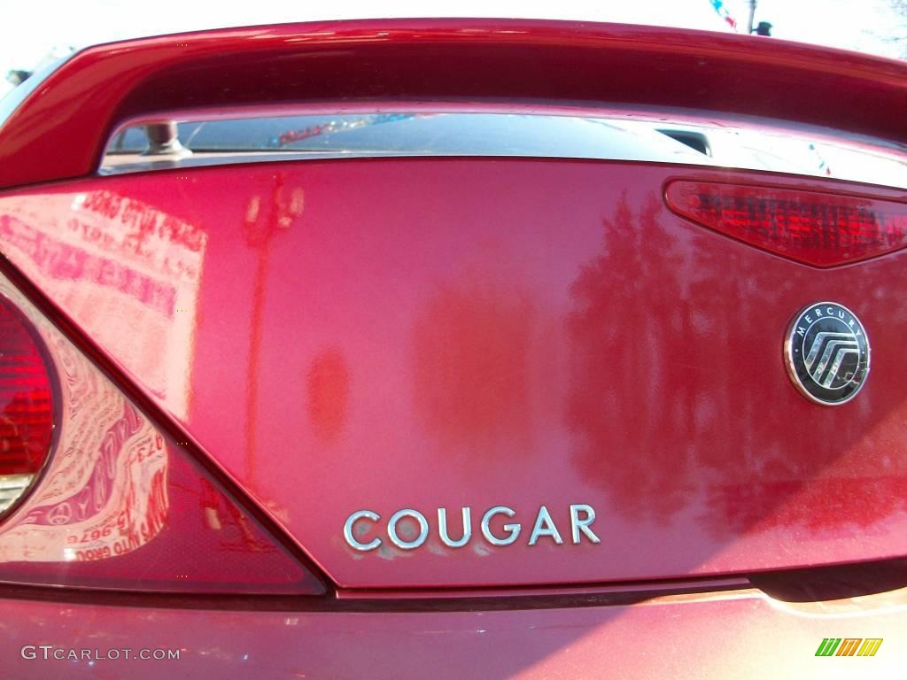 2000 Cougar V6 - Rio Red / Medium Parchment photo #16
