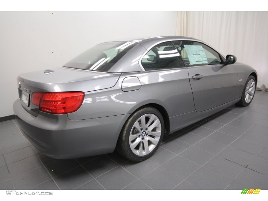 2012 3 Series 328i Convertible - Space Grey Metallic / Black photo #8