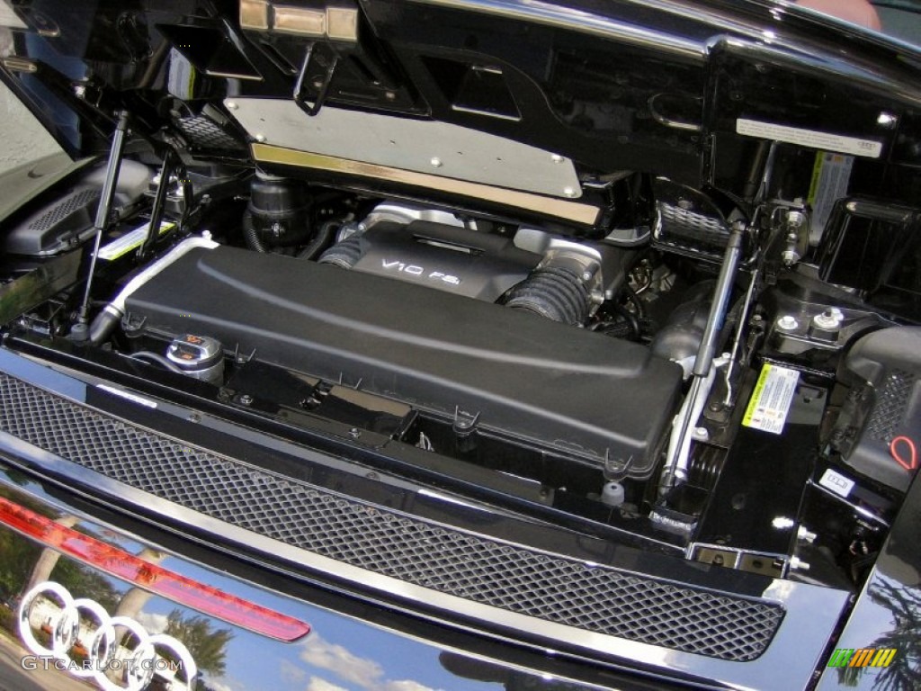 2011 Audi R8 Spyder 5.2 FSI quattro 5.2 Liter FSI DOHC 40-Valve VVT V10 Engine Photo #60329924