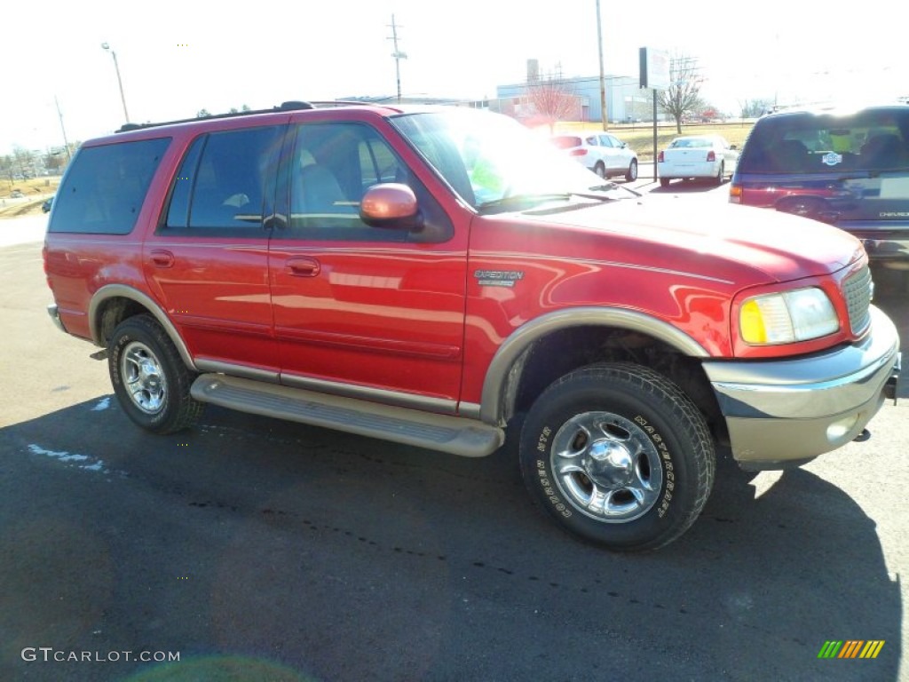 2000 Expedition Eddie Bauer 4x4 - Laser Red / Medium Graphite photo #10