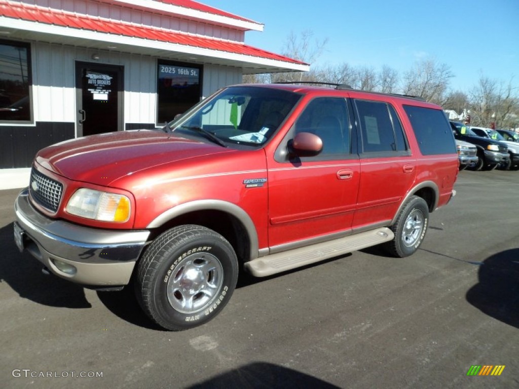 2000 Expedition Eddie Bauer 4x4 - Laser Red / Medium Graphite photo #11